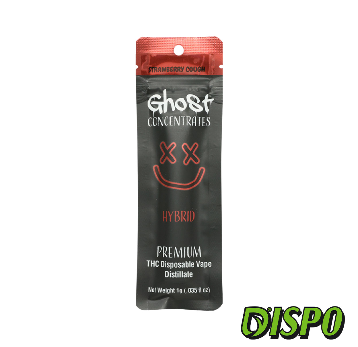 Photograph of product: Ghost - Strawberry Cough 1G Disposable