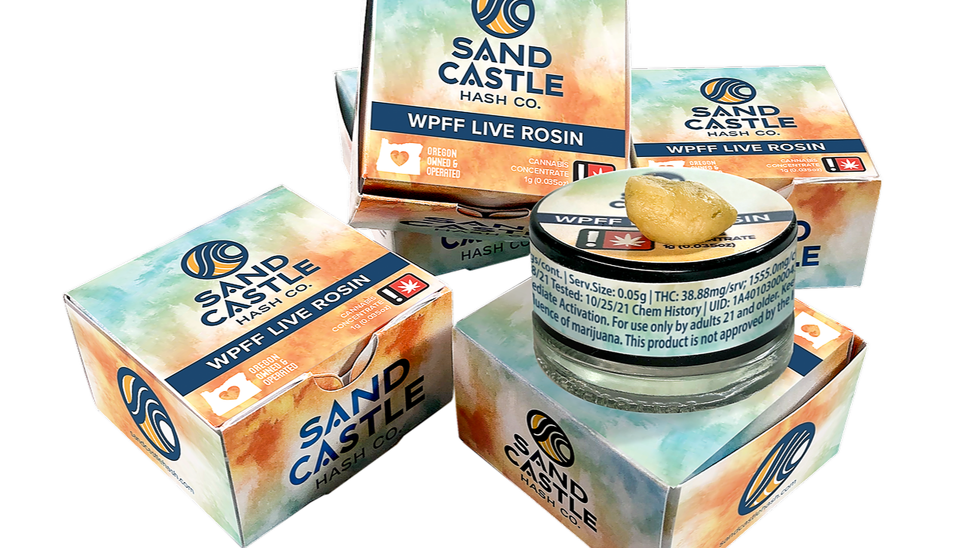 Photograph of product: Sand Castle au chocolat Co. - CREAM FILLING - WPFF Live Rosin - (1g) - I
