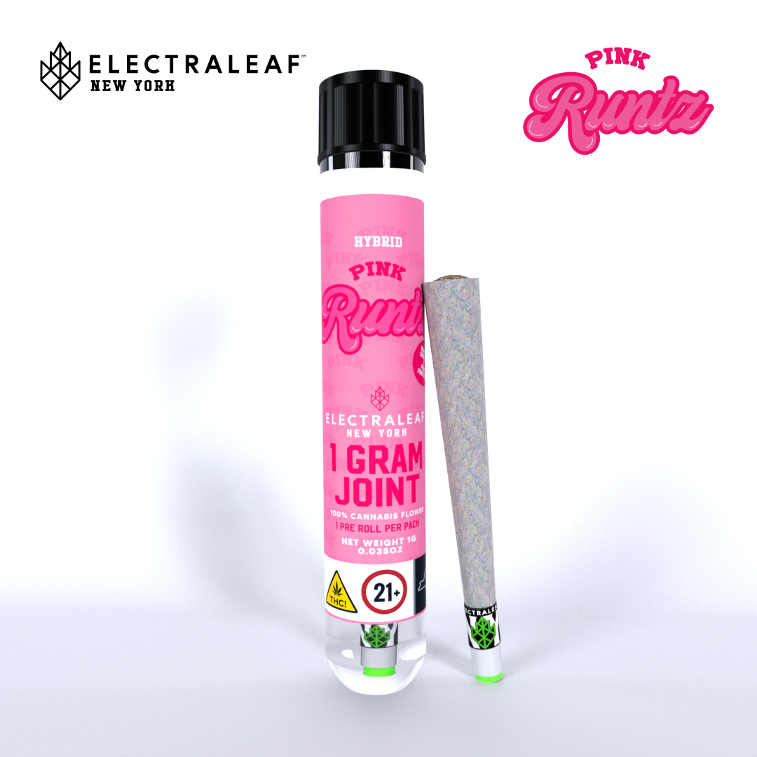 Photograph of product: Electraleaf | Pink Runtz | Pre-Roll | Hybrid