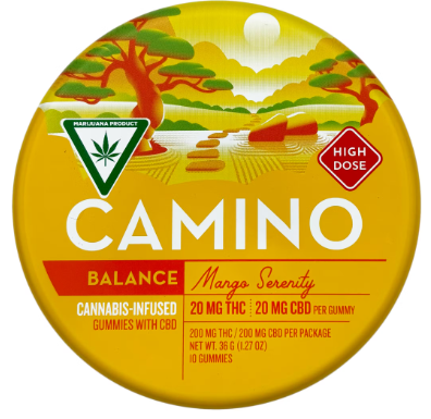 Photograph of product: Camino 'Balance' Mango Gummies 10pk 200mg