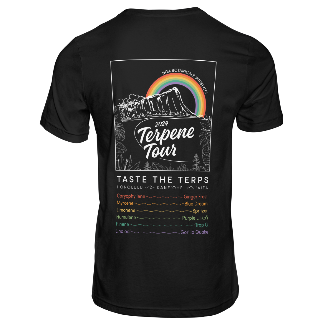 Photograph of product: 2024 Terpene Tour T-Shirt (Large)