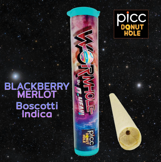 Photograph of product: PICC | O-YEAH Infused PreRoll | Blackberry Merlot X Boscotti