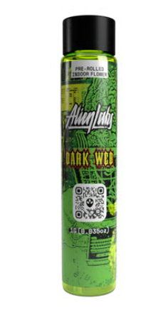 Photograph of product: Dark Web [H] Non Infused Pre-Roll | Alien Labs