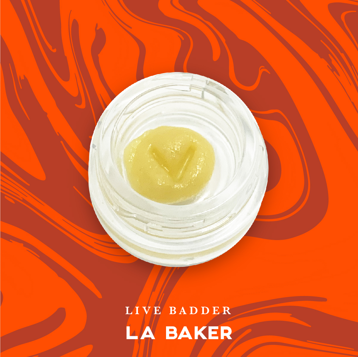 Photograph of product: Vivid: Live Resin Concentrate | LA Baker | Sugar | 1g