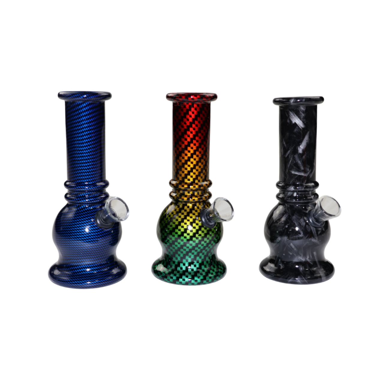 Photograph of product: SirEEL - 6" Round Basin Bong W/Flower Bowl | Assorted Colors