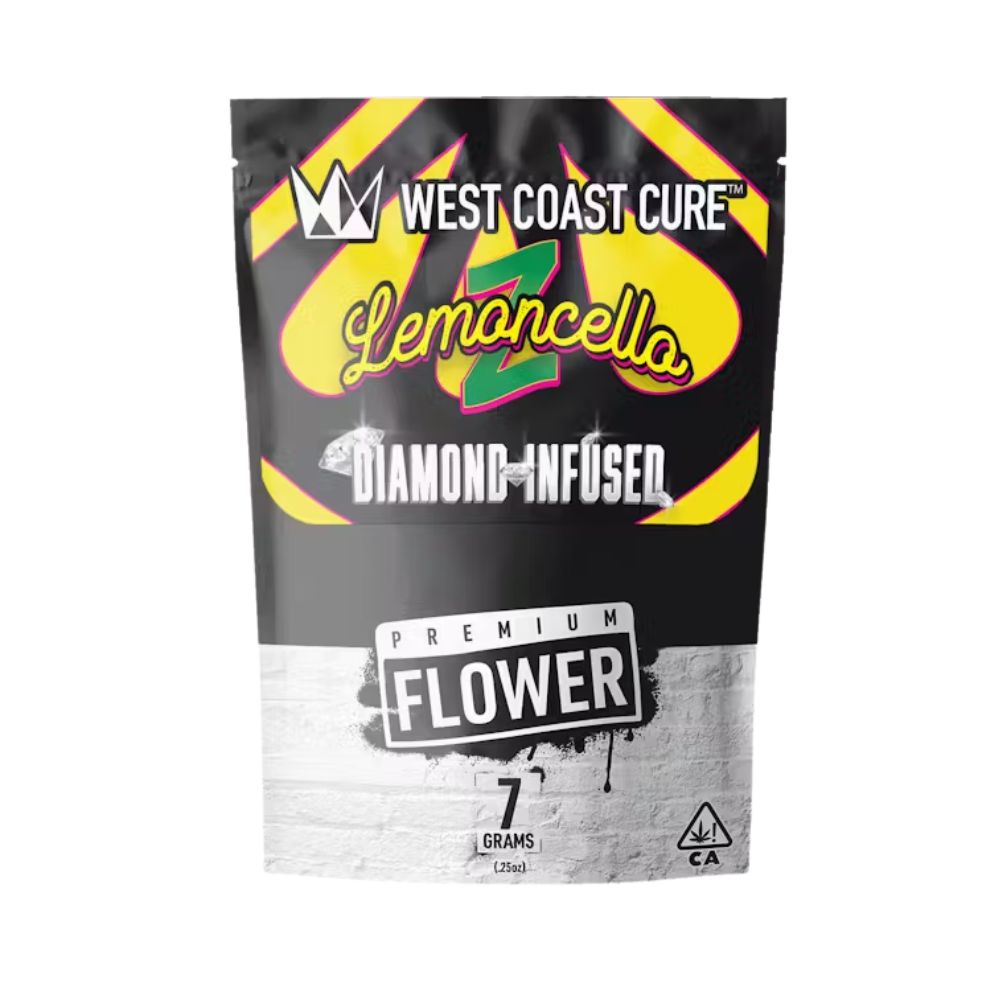 Photograph of product: DIAMOND INFUSED - LEMONCELLO Z 7G - WEST COAST CURE