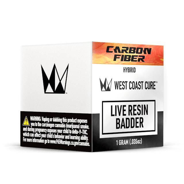 Photograph of product: Carbon Fiber | Live Resin Badder 1g