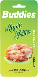 Photograph of product: BUDDIES - DISPOSABLE - VAPE DISTILLATE - 2G - APPLE FRITTER