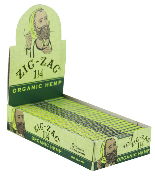 Photograph of product: Zig Zag-50pk-1 1/4 Organic Hemp Papers