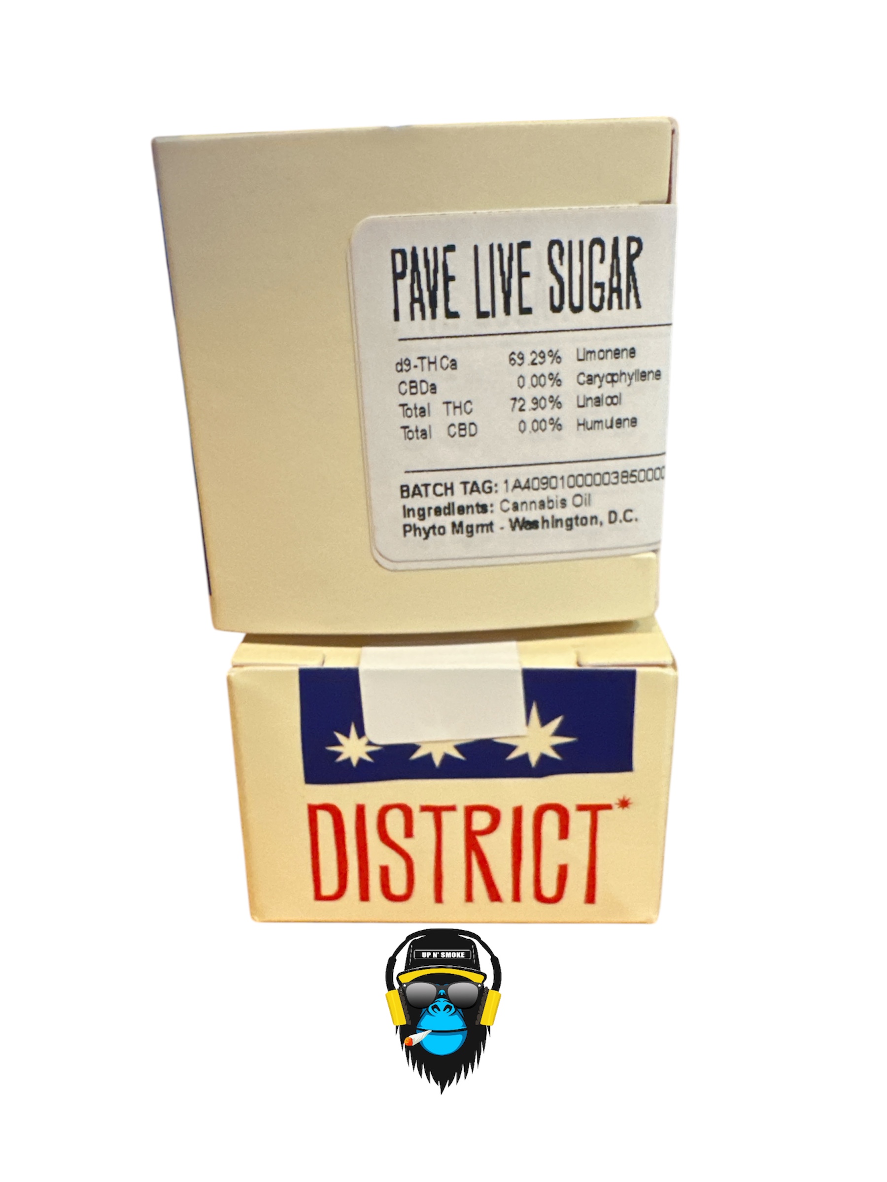 Photograph of product: District Oui'd: Pave 1G Live Resin Sugar