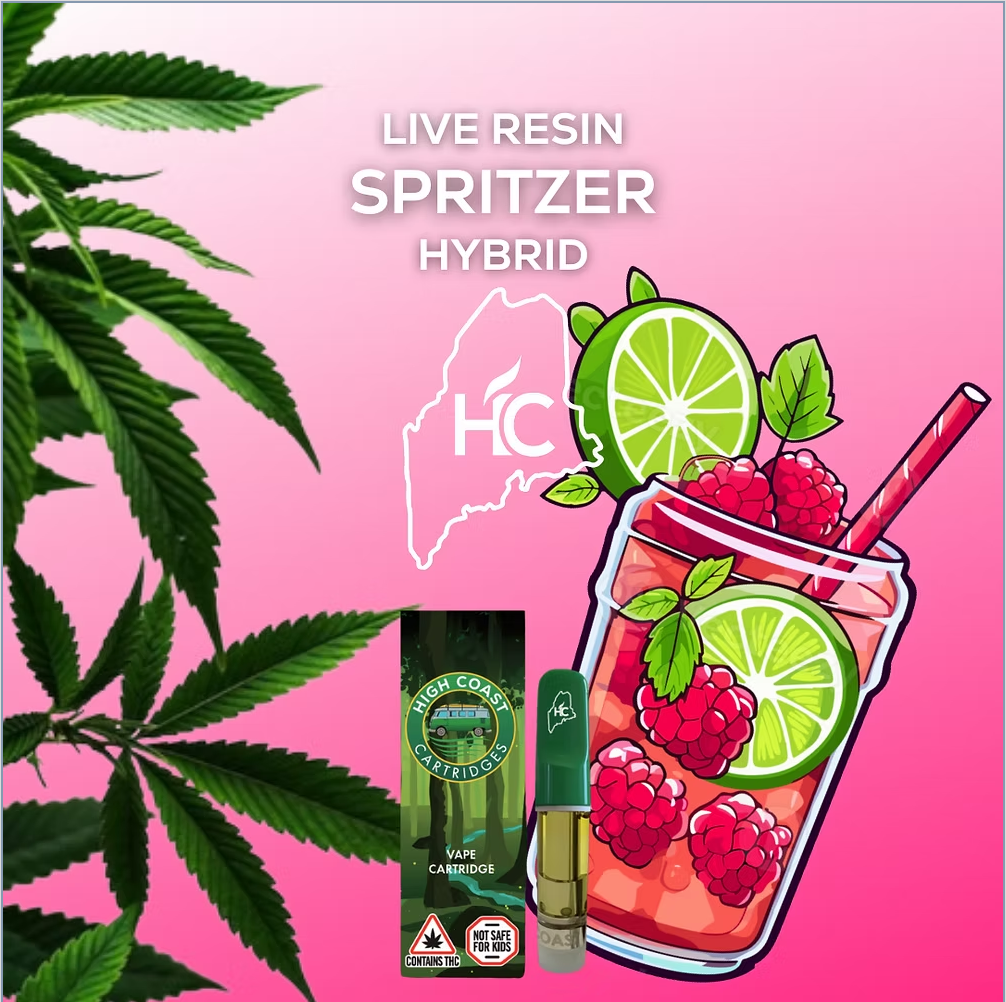 Photograph of product: Live Resin Spritzer Cart (High Coast) 1mL