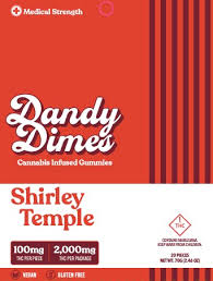 Photograph of product: Dandy Dimes Shirley Temple Gummies - 2000mg (H)