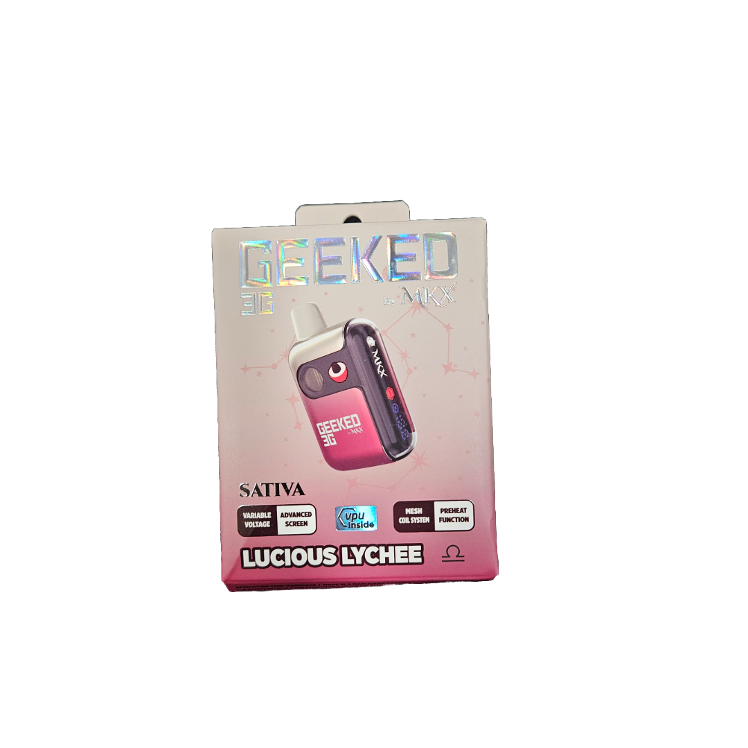 Photograph of product: Geeked MKX Disposable Lucious Lychee