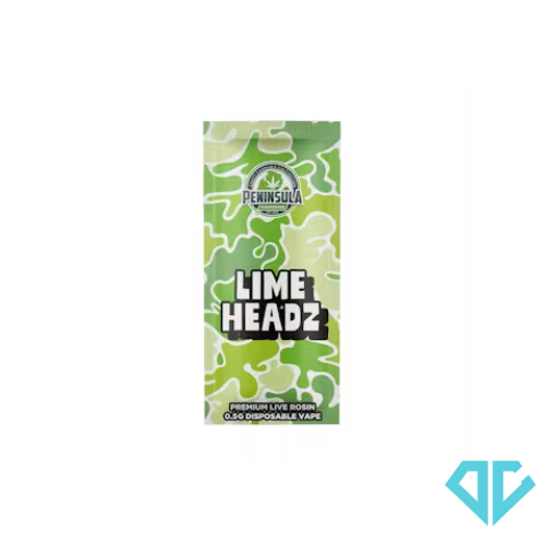 Photograph of Product: Peninsula Gardens Lime Headz Hash Rosin Disposable .5g