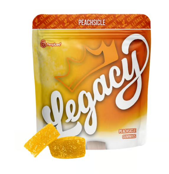 Photograph of product: Peachsicle Gummies 100mg 10pk