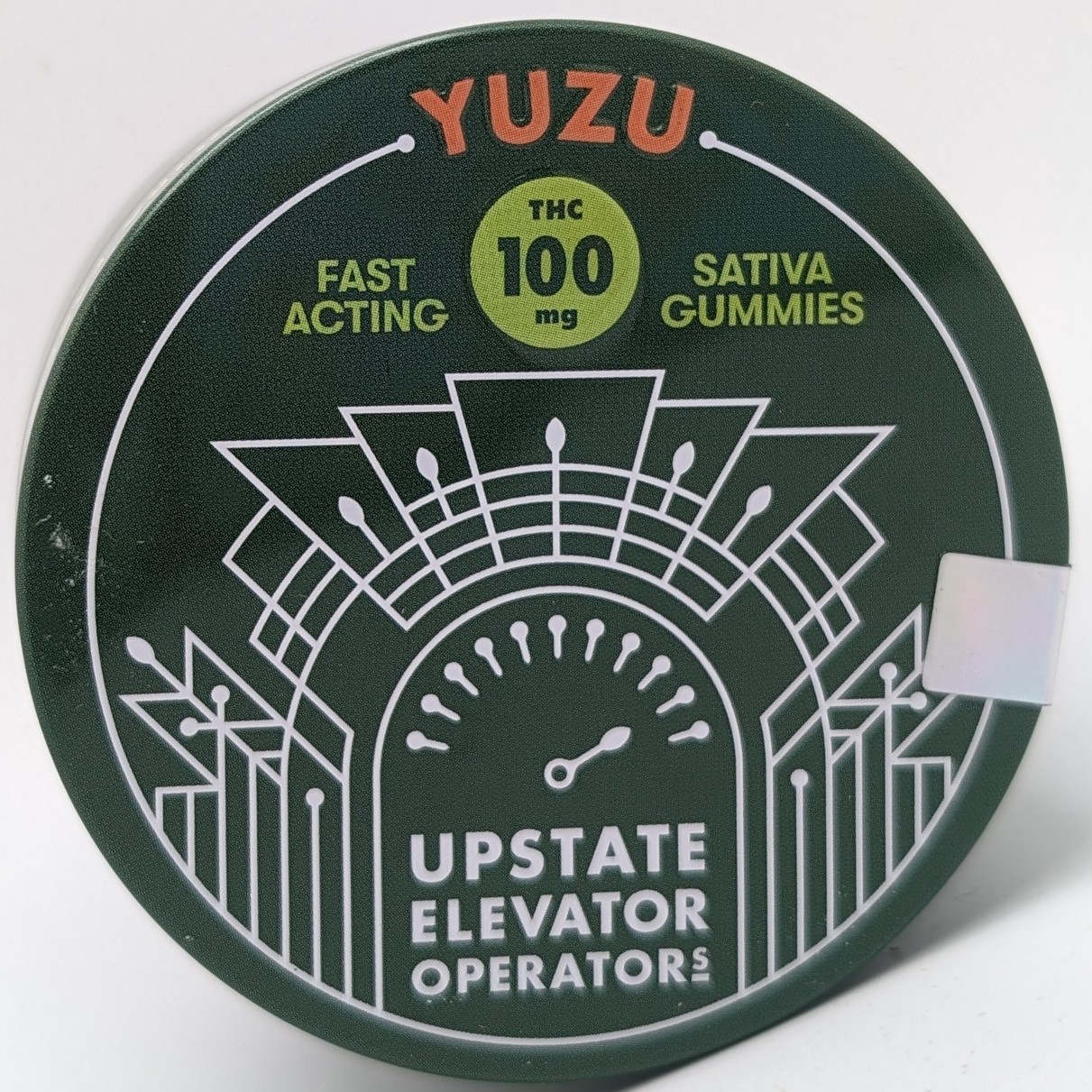 Photograph of product: Yuzu 1:1 TH-oui:CBG 100mg Gummies