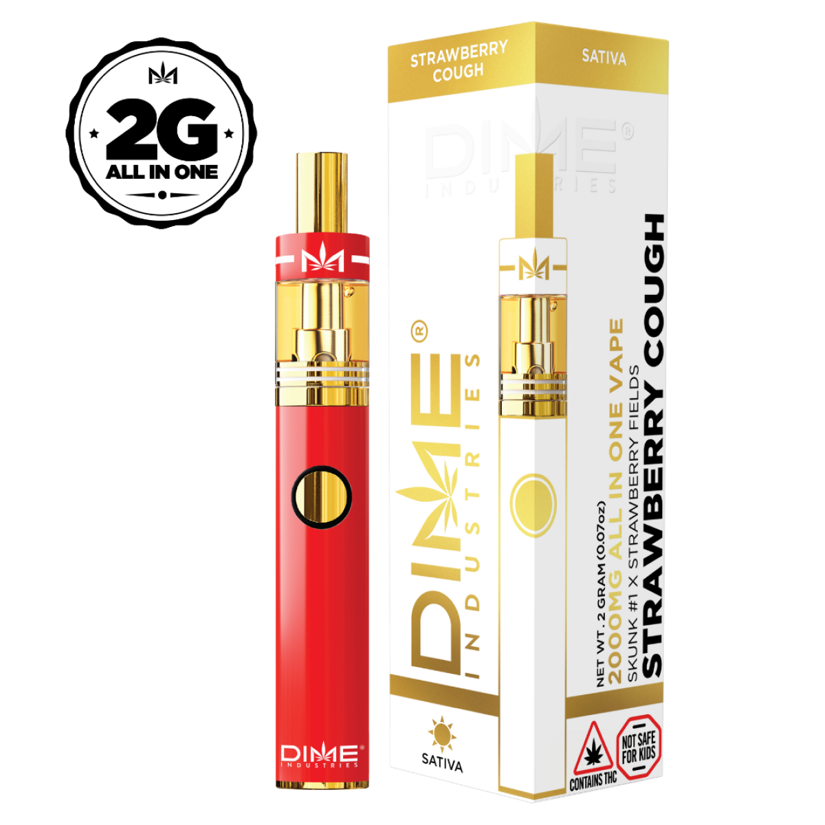 Photograph of product: Vape Cart Disposable - Strawberry Cough