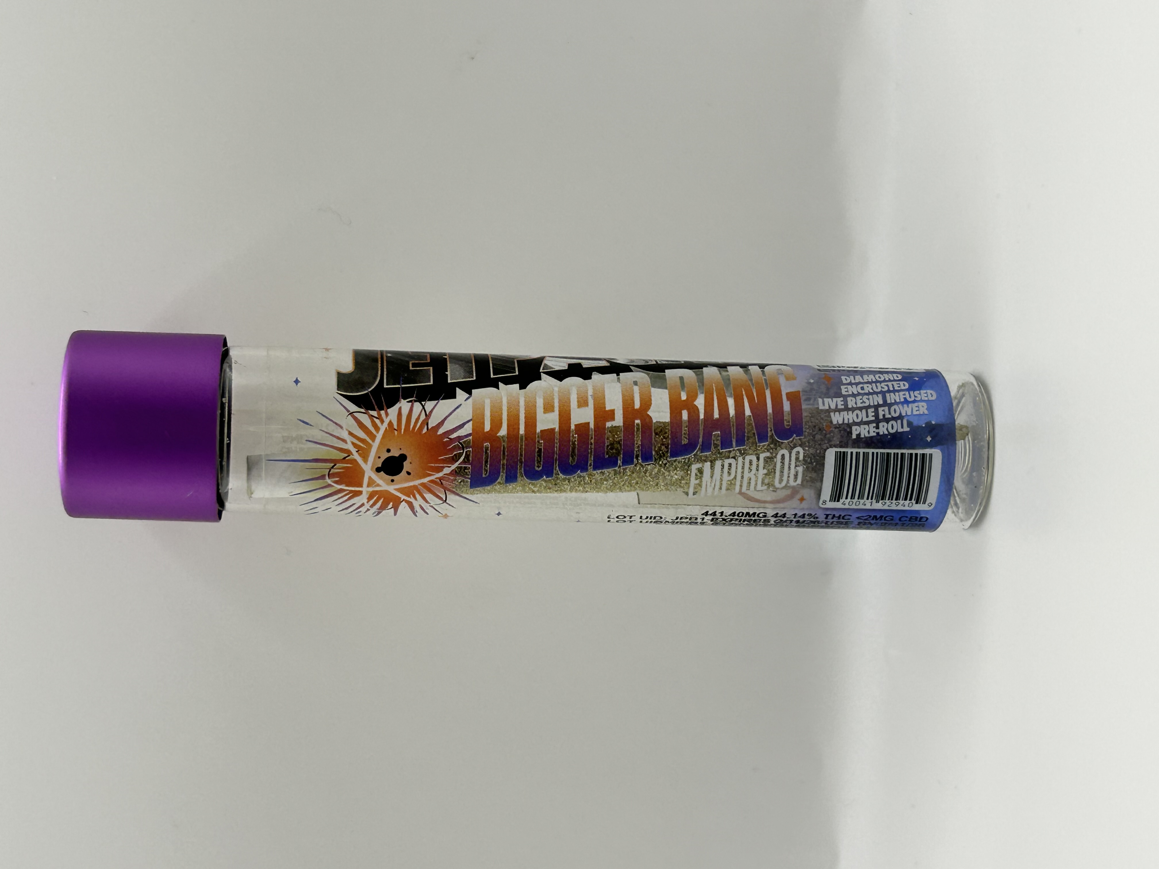 Photograph of product: Jetpacks | Empire OG | Live Resin Infused Preroll