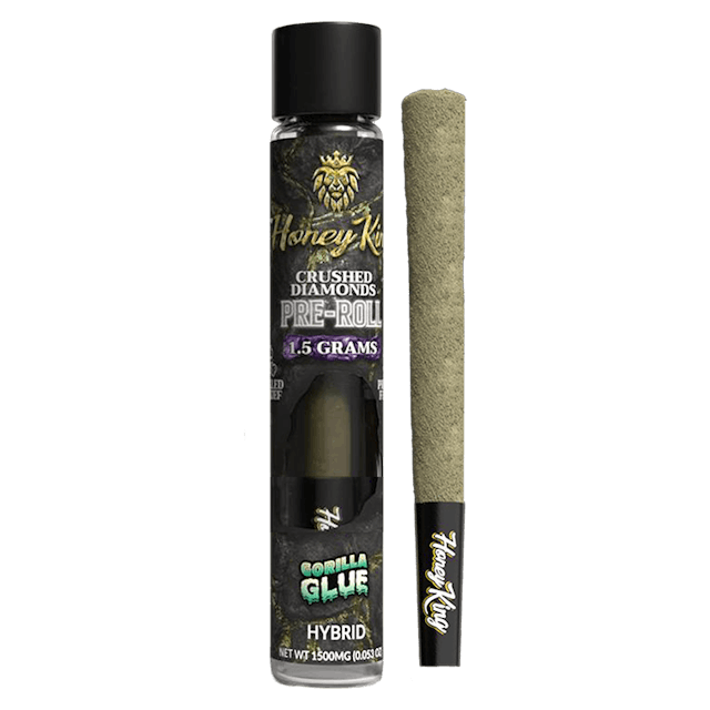 Photograph of product: GORILLA GLUE 1.5G INFUSED PREROLL - 