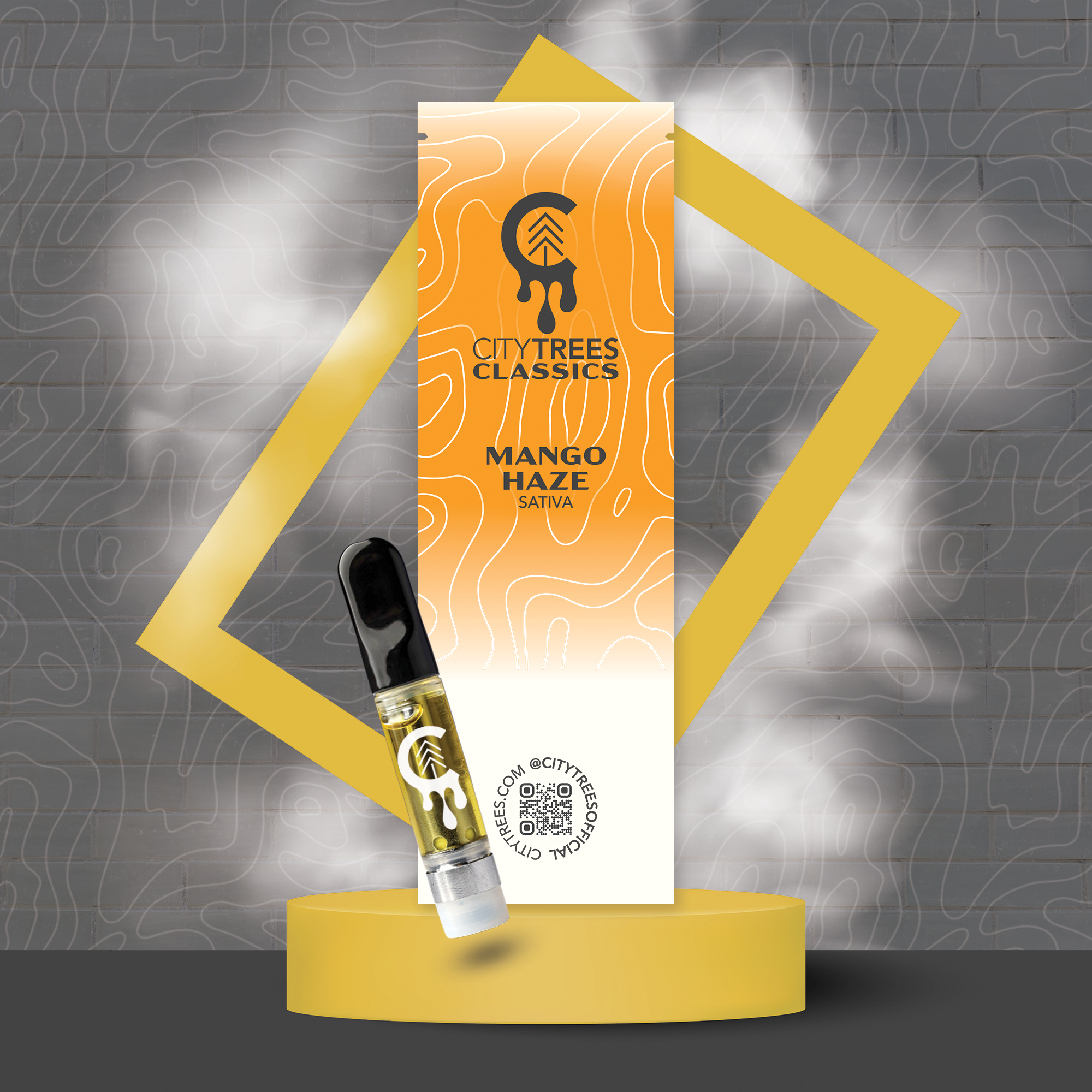 Photograph of product: City Trees | Cartridge | Mango Haze | .85g