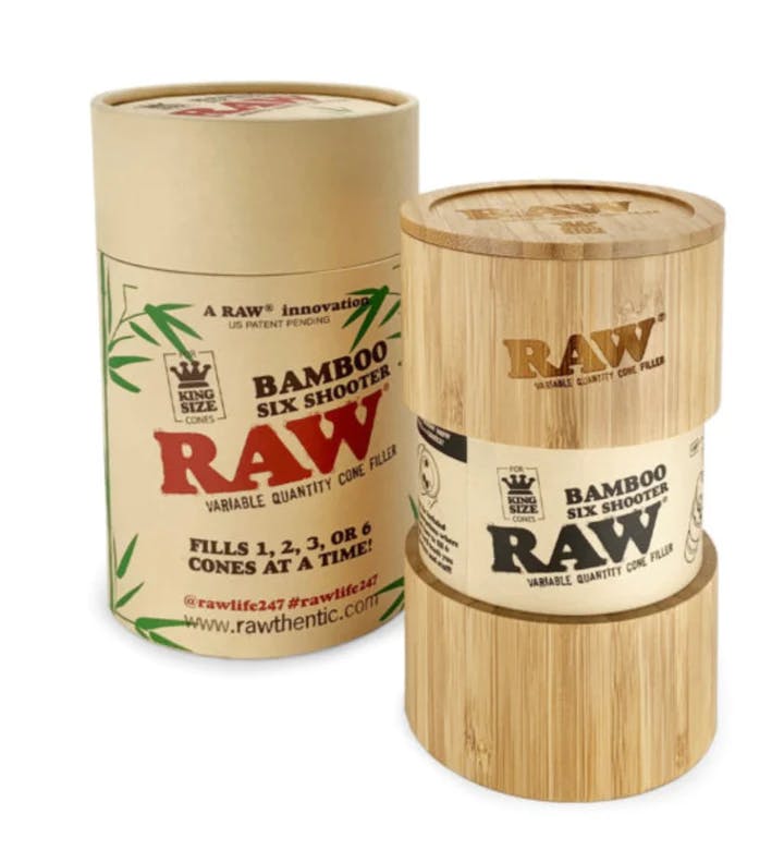 Photograph of product: RAW Six Shooter for King Size Cones