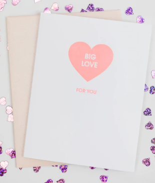 Photograph of product: Chez Gagne - Big Love For You Greeting Card