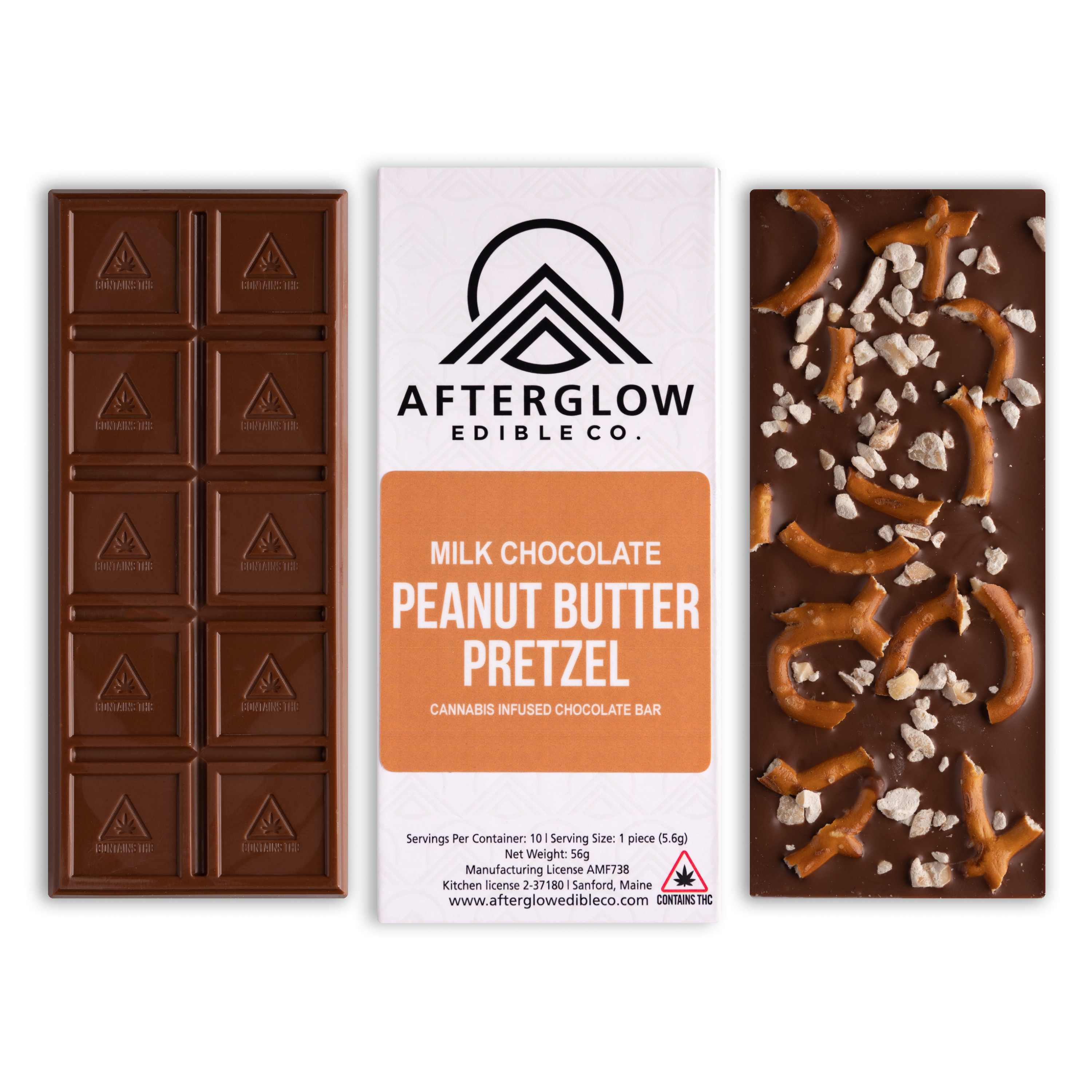 Photograph of product: Afterglow - Peanut Butter Pretzel - 100mg