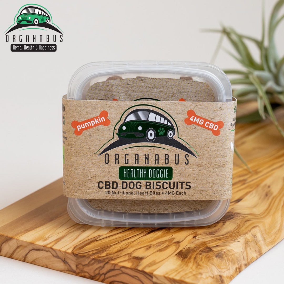 Photograph of product: OrganaBus | CBD Dog Bizkits | 4mg 20pk