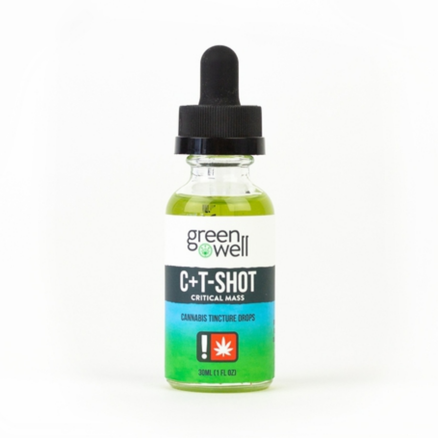 Photograph of product: Green Well - C+T Shot 2:1 CBD - Tincture 1oz