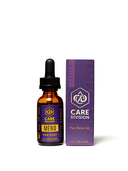 Photograph of product: Care Division - Mend - Tincture - CBD 1000mg:TH-oui 100mg
