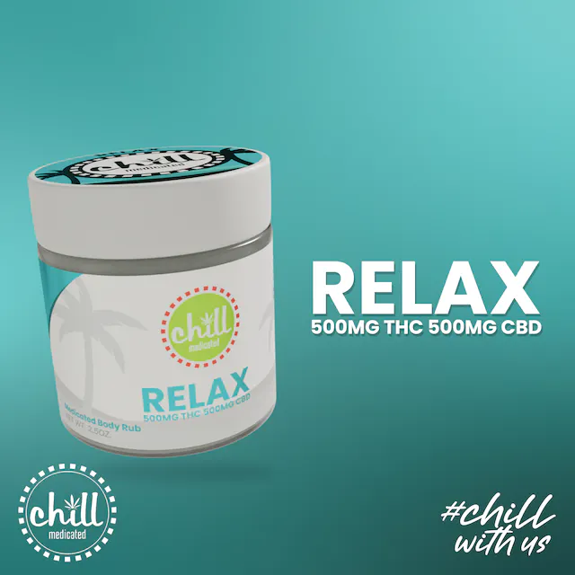 Photograph of product: CHILL | Topical | Relax Body Rub | 500TH-oui : CBD