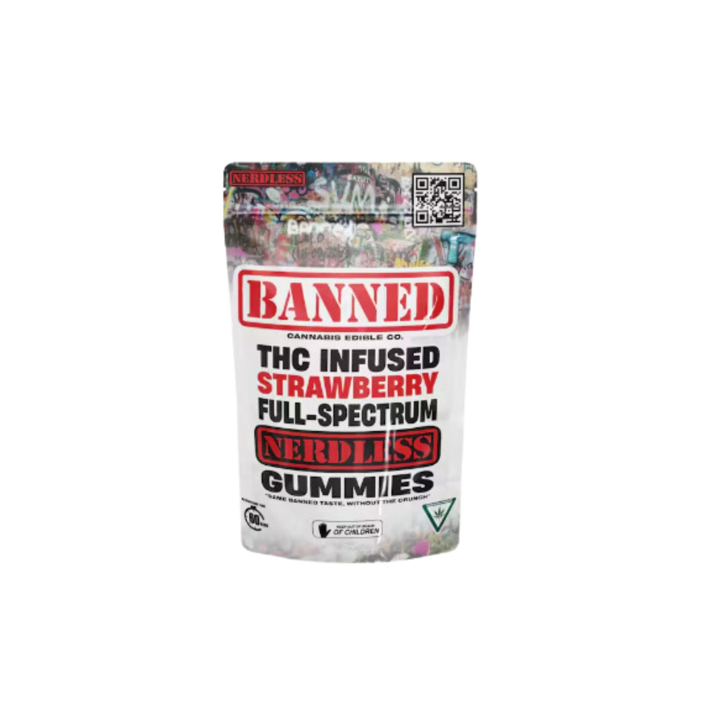 Photograph of product: Banned - Strawberry Nerdless 200mg