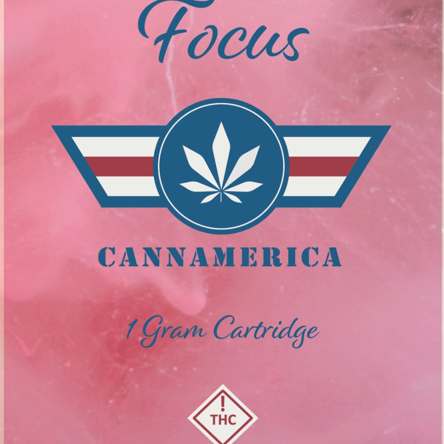 Photograph of product: CannAmerica Focus Terp Cartridge 1000mg
