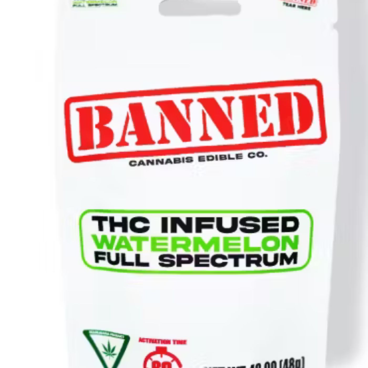 Photograph of product: Banned - Watermelon 200mg 4pk