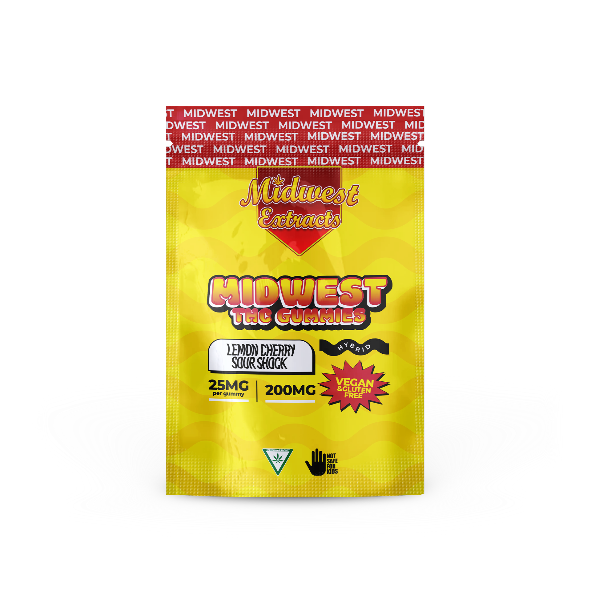 Photograph of product: Sour Lemon Cherry Gummies
