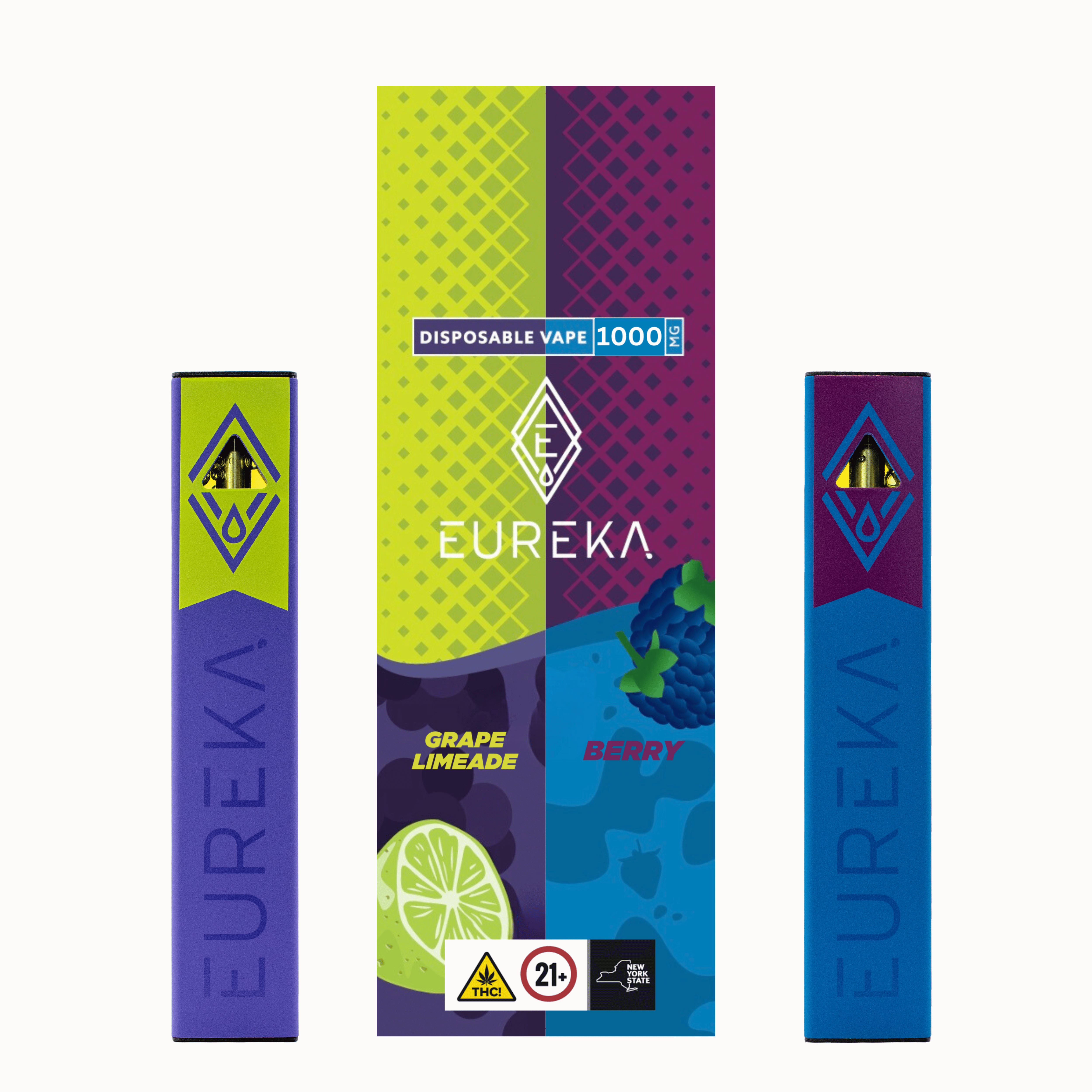 Photograph of product: FUSION Split Pack - Grape Limeade x Berry - 1g