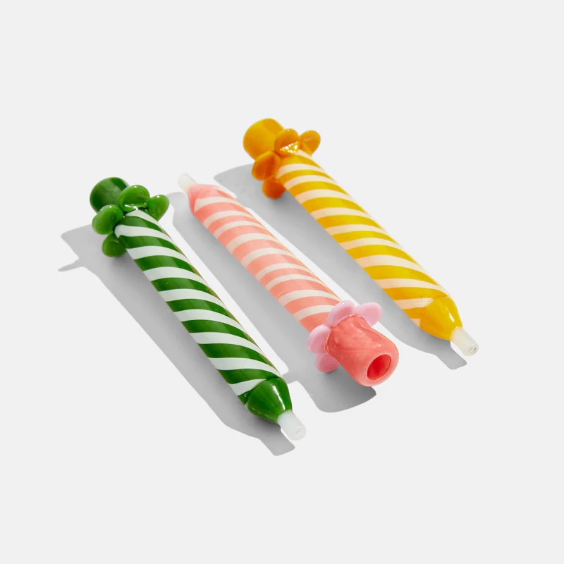 Photograph of product: Edie Parker Candle One Hitter Yellow