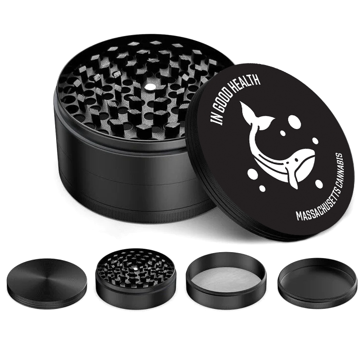 Photograph of product: 2.5" IGH Black Aluminum Grinder