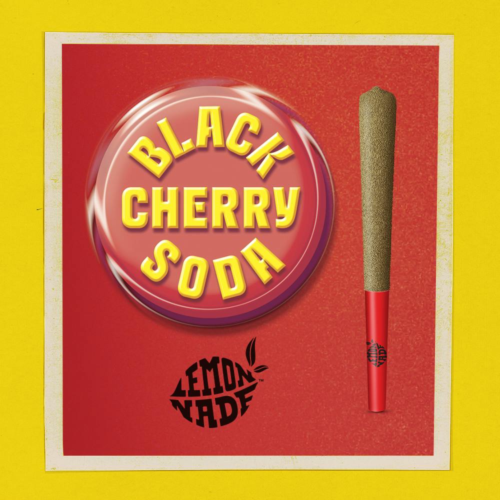 Photograph of product: Lemonnade - Black Cherry Soda - Infused Joint
