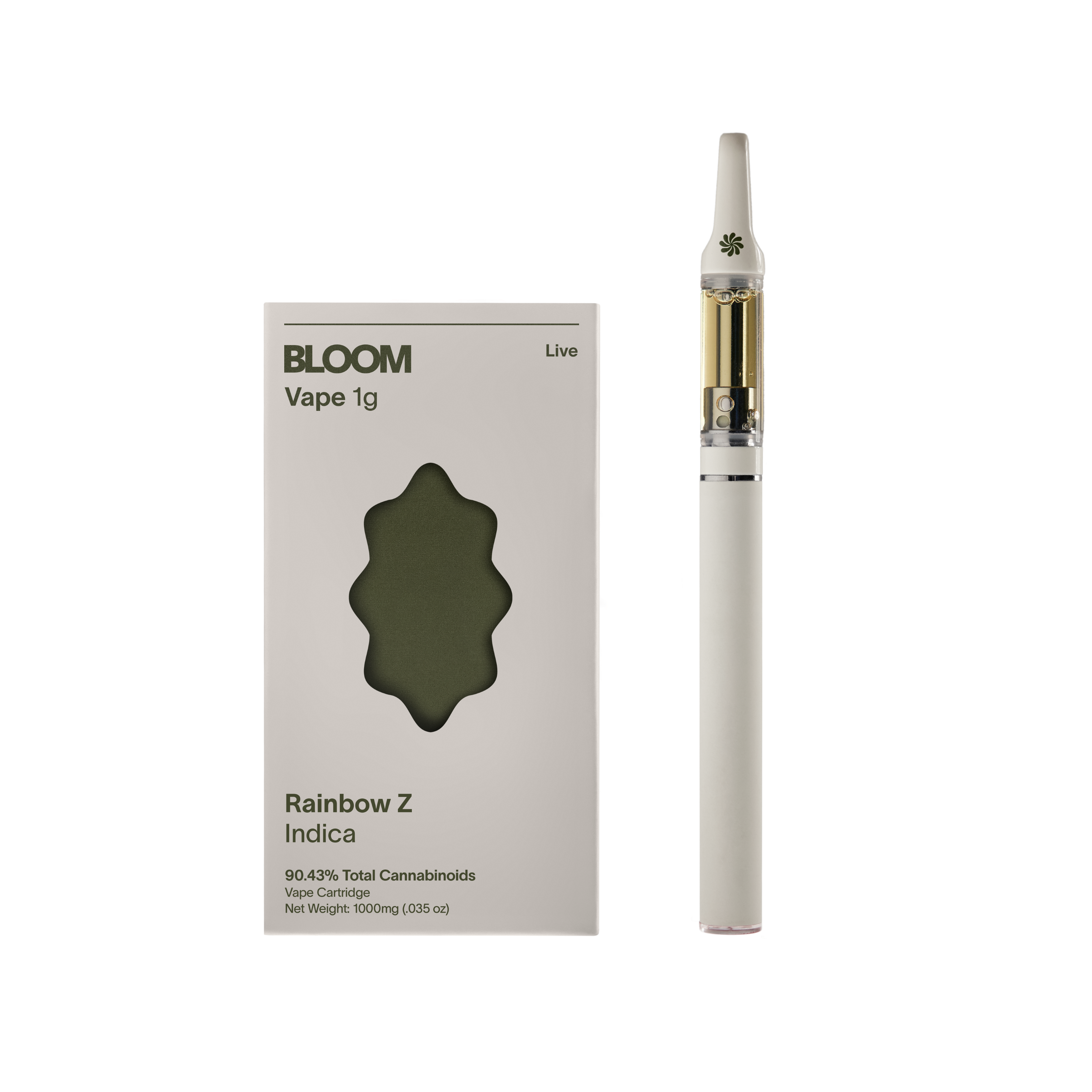Photograph of product: Bloom | Rainbow Z (I) Live Vape Cart | 1g