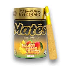 Photograph of product: Mango Peach Rings | 5pk Infused Mates Prerolls