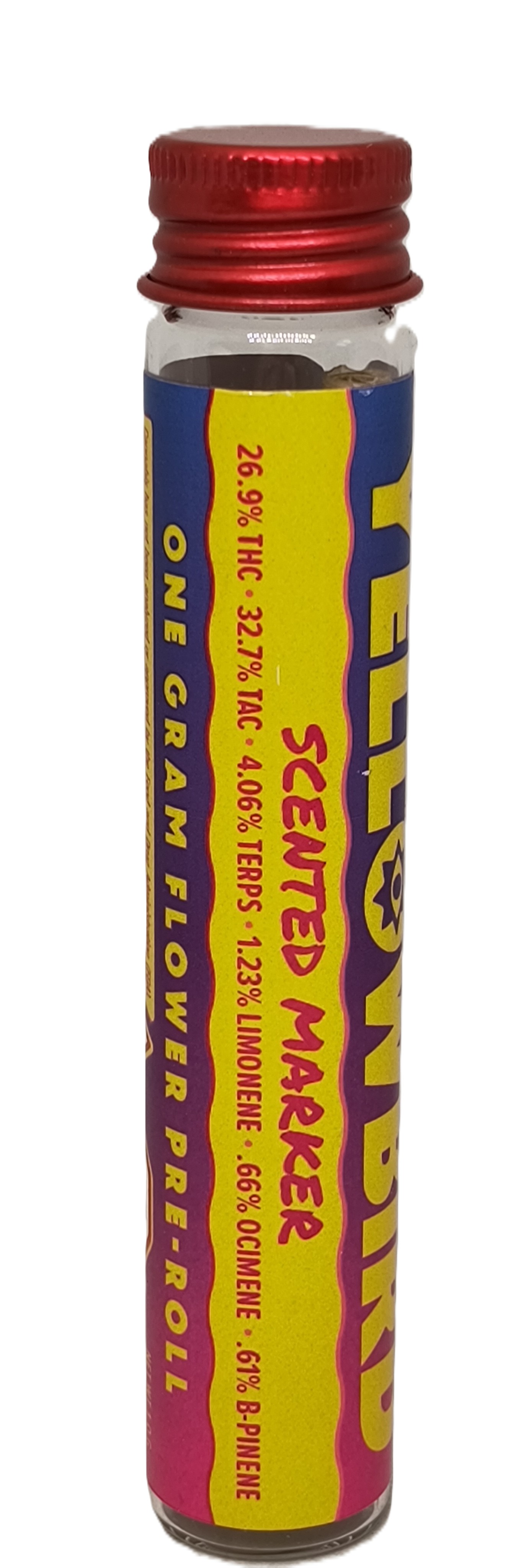 Photograph of product: Scented Marker Pre-Roll | Yellowbird
