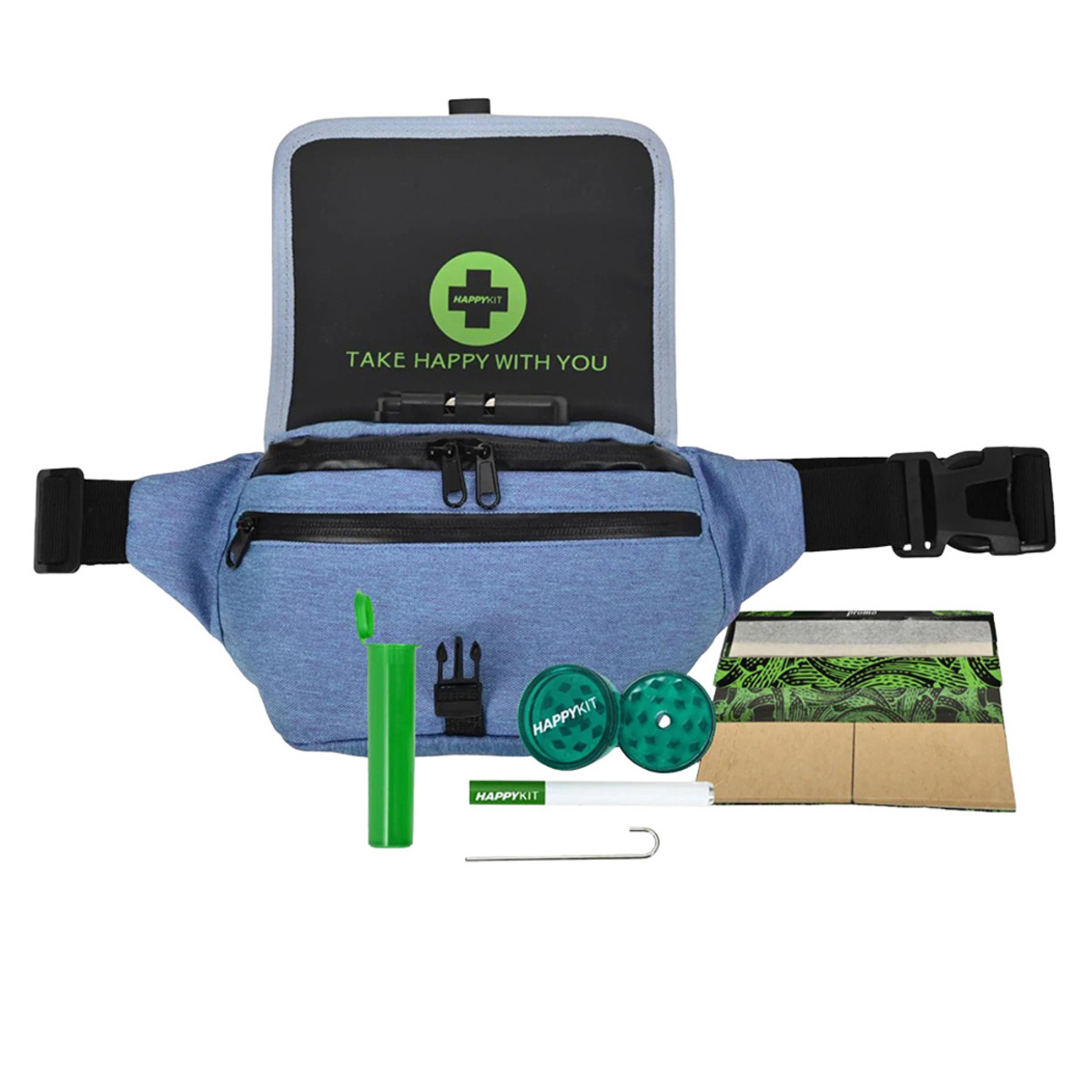Photograph of product: Happy Kit Happy Pack All In One Smoker's Fanny Pack