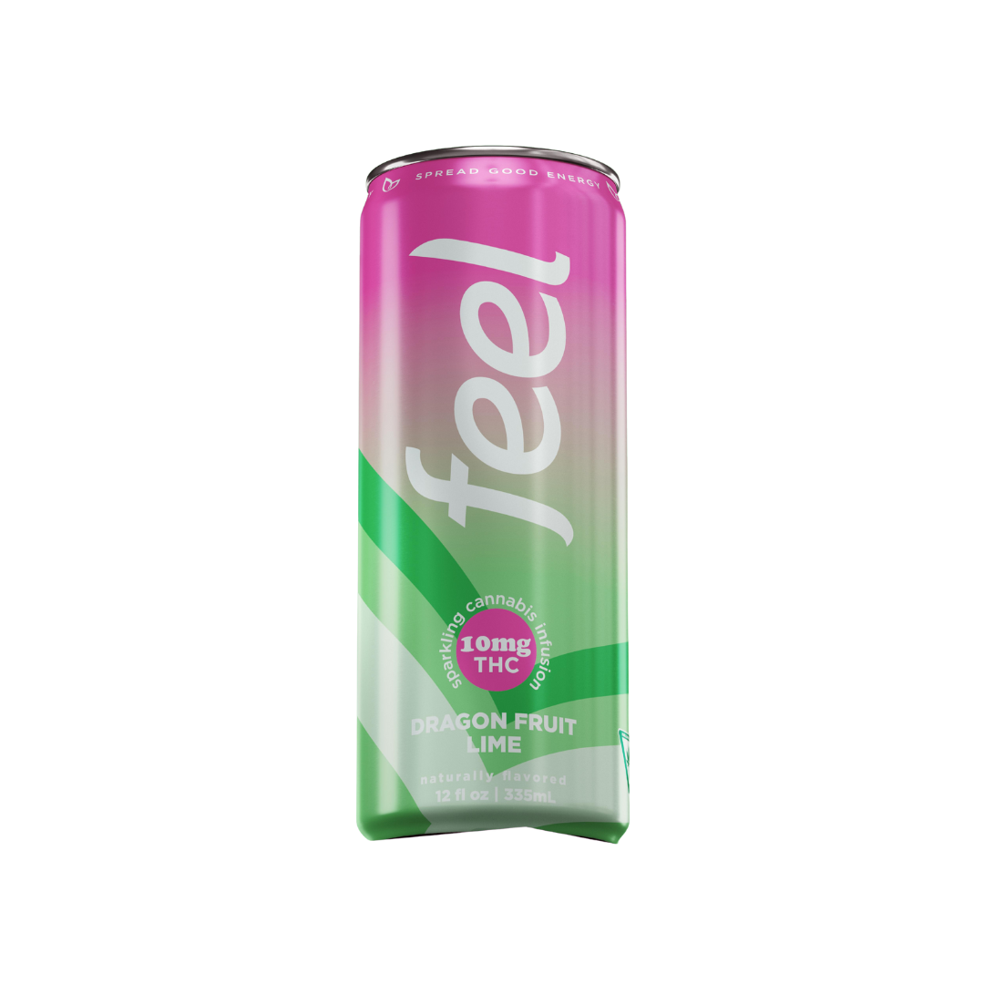 Photograph of product: Feel | Dragon Fruit Lime Seltzer | 10mg