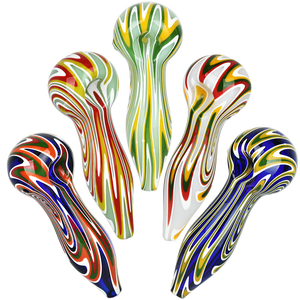Photograph of product: AFG | Eternal Flame Glass Spoon Pipe  5" | Assorted Colors