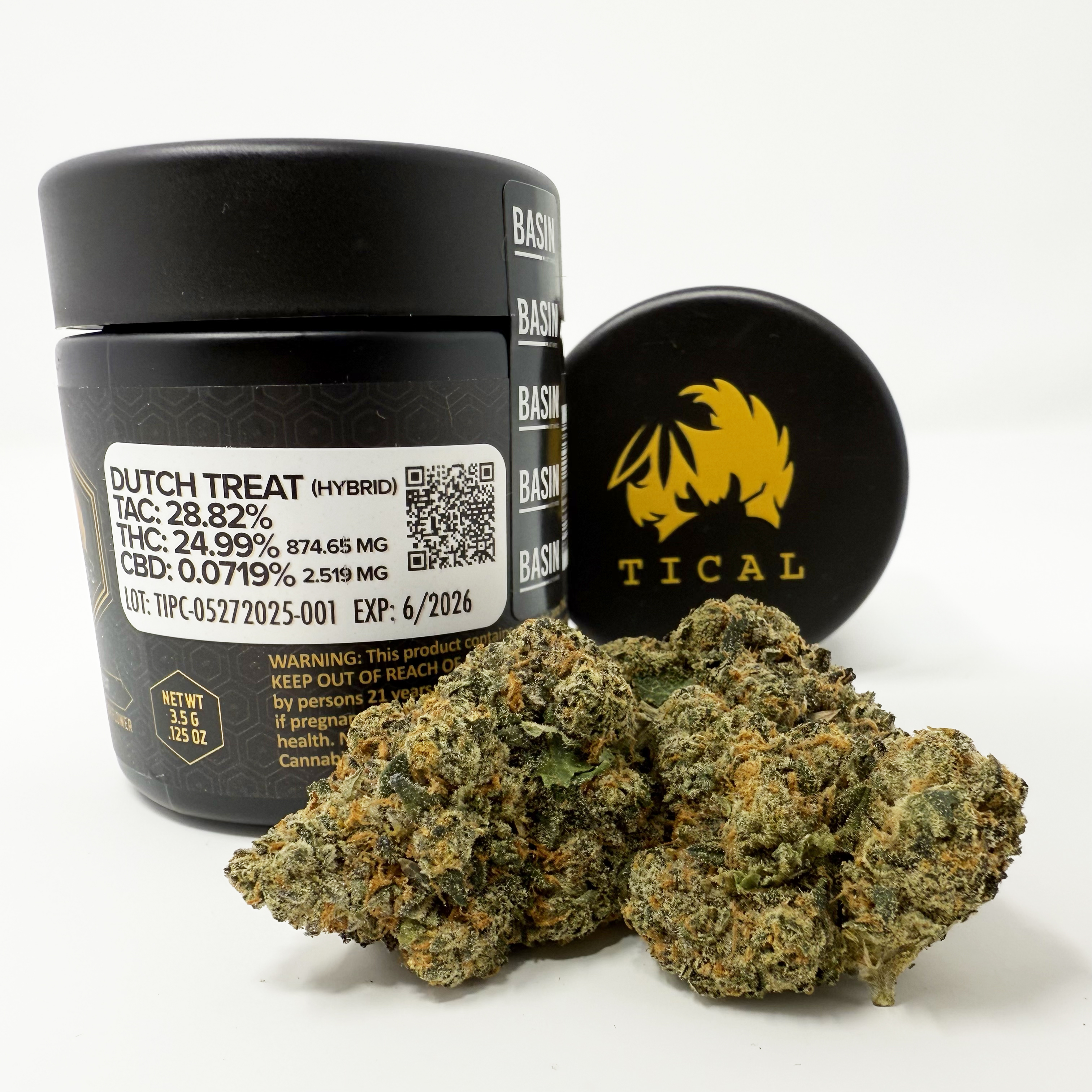 Photograph of product: TICAL | Dutch Treat | 3.5g (Indoor)