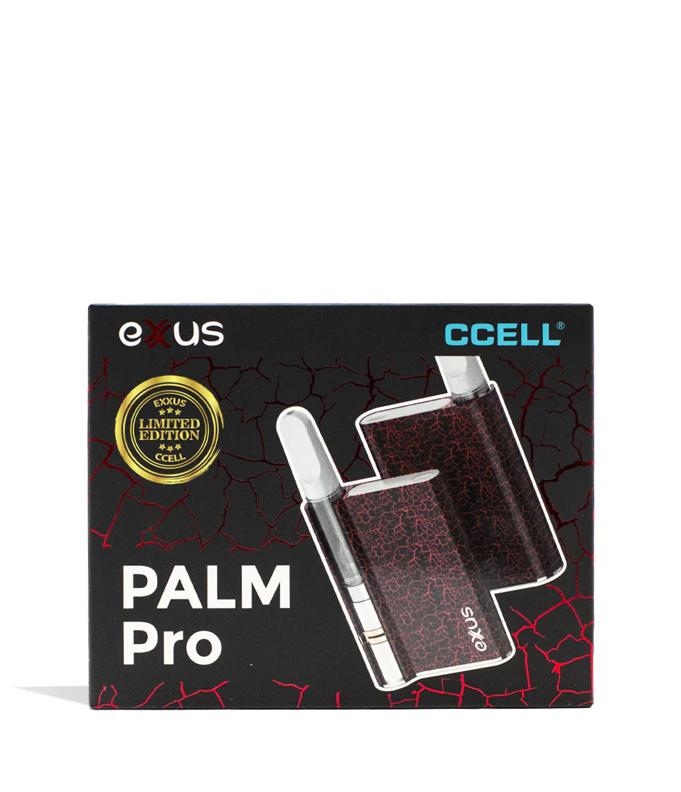 Photograph of product: Ccell Exxus Palm Pro Cartridge Black Red Crackles