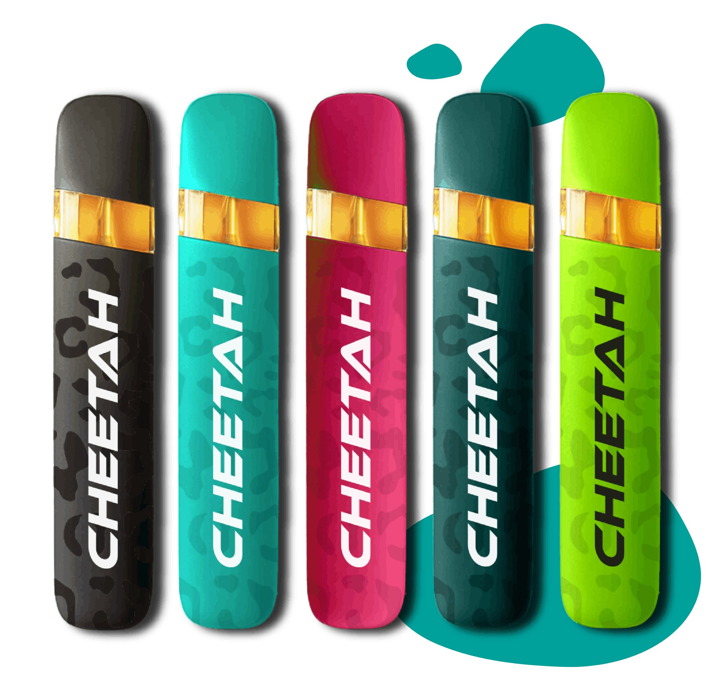 Photograph of product: Cheetah Red Velvet Runtz Live Resin Disposable Cartridge - 1g