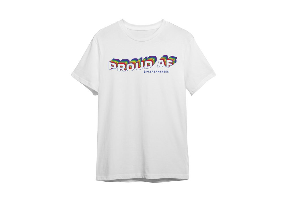 Photograph of product: Pleasantrees | Proud AF Shirt | XL