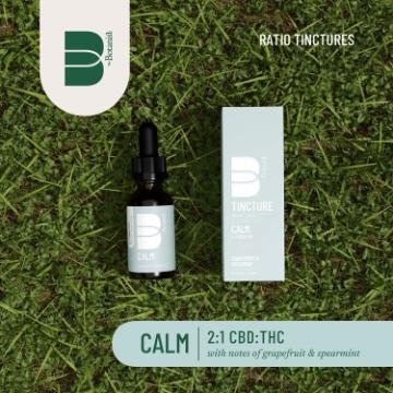 Photograph of product: The Botanist | Calm 2:1 TH-oui:CBD (H) | 100mg Ingestible Tincture 1 pack